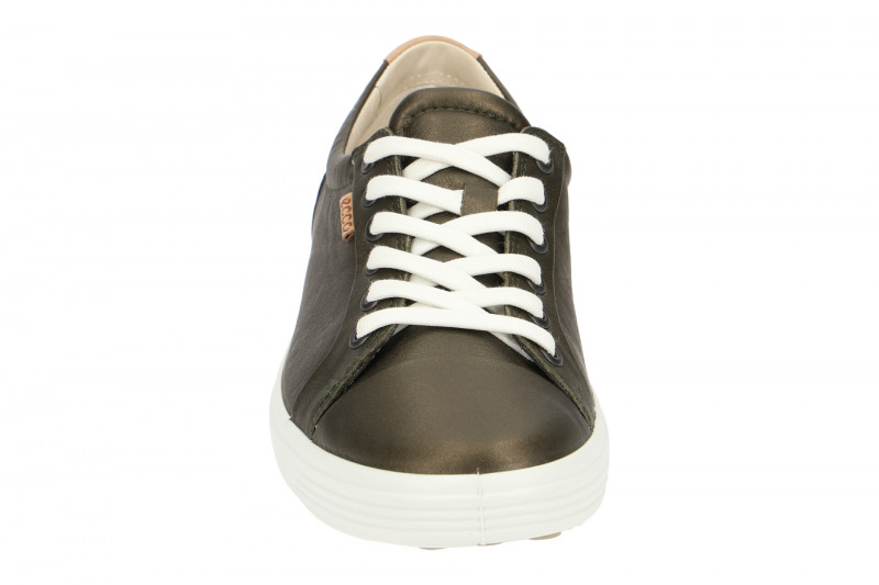 Ecco Soft 7 Schuhe grün metallic Damen Sneakers
