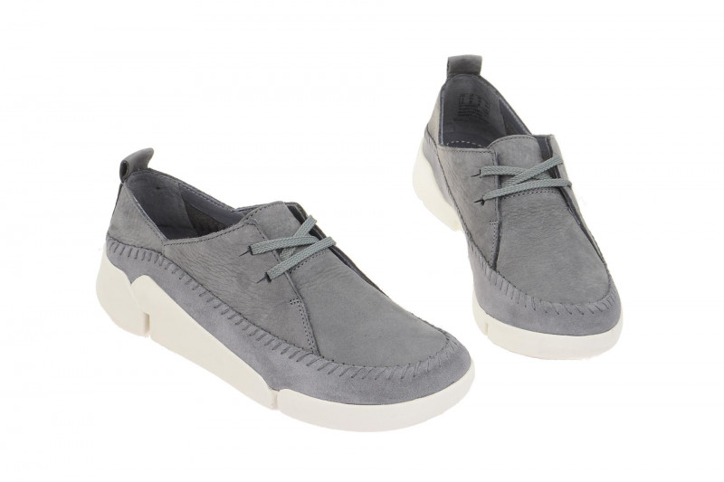 Clarks Tri Angel Schuhe grau Nubuck