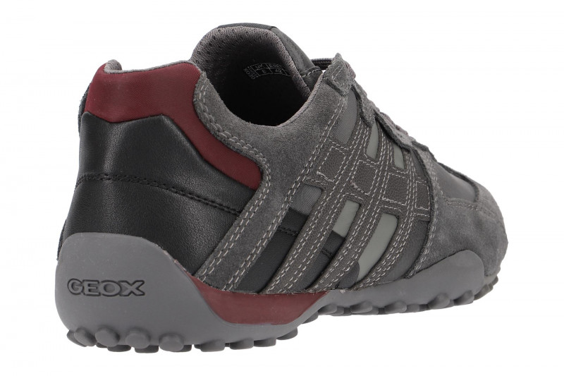 Geox Snake Schuhe grau antracite U4207K 022ME C9004