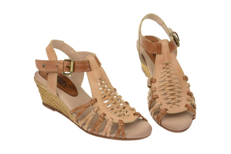 Pikolinos Cullera - Keil Sandale - nude beige - 976-8112