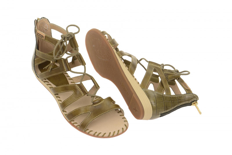 Pikolinos Alcudia Sandale grün olive 816-7585