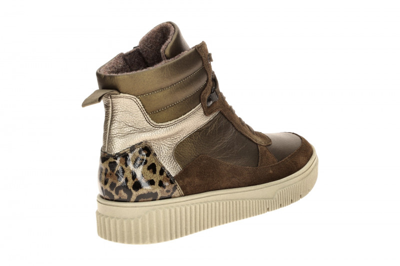 Waldläufer Sansa Stiefelette braun K-Weite metallic 610801