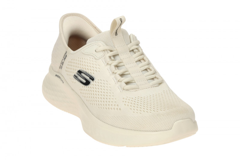 Skechers Skech Lite Pro Schuhe weiß beige Herren Slip Ins 232466