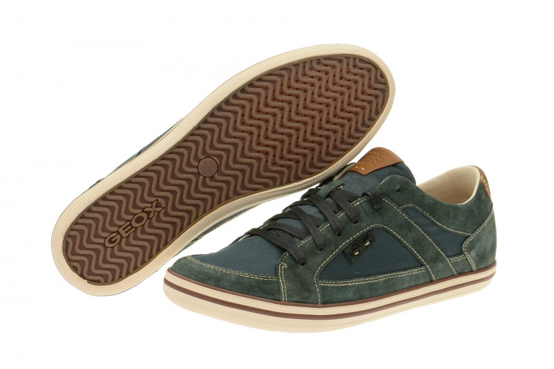 Geox Box Schuhe grün - U44R3D
