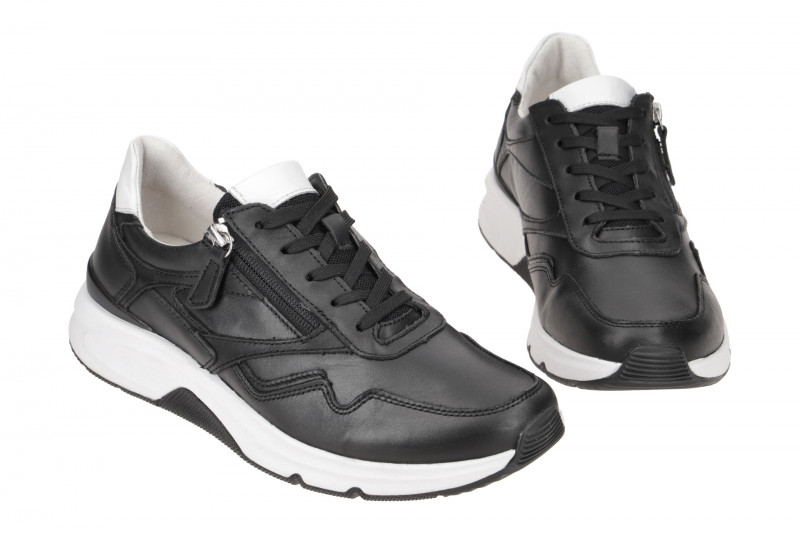 Gabor RollingSoft Schuhe schwarz weiß 46.896.57