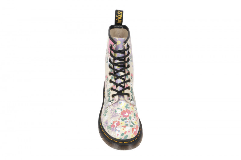 Dr Martens Pascal Stiefel beige Blumen 1460