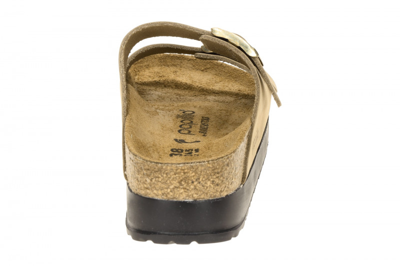 Birkenstock papillio Arizona Flex Pantolette beige sand Schmal 1028379