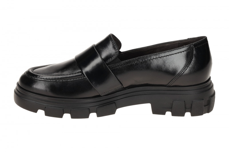 Paul Green Schuhe Slipper schwarz Plateau Loafer 1173
