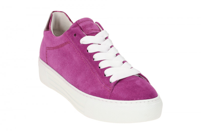 Gabor Comfort Schuhe lila aster Plateau Sneakers 46.460.49