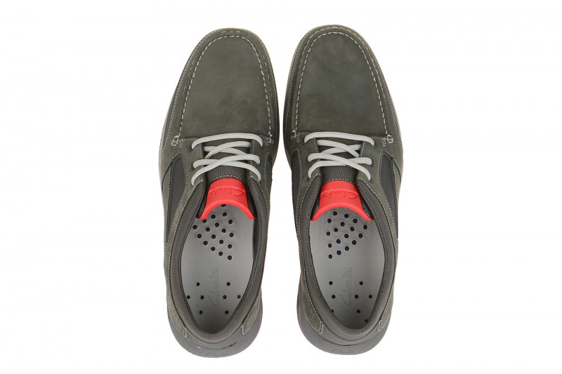 Clarks Ormand Sail Schuhe grau orange