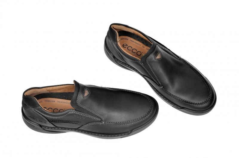 Ecco Dason Slipper schwarz