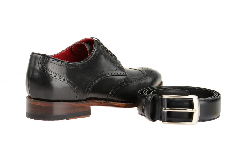 Gordon Bros Schuhe Havret schwarz Rahmengenäht 2466-A