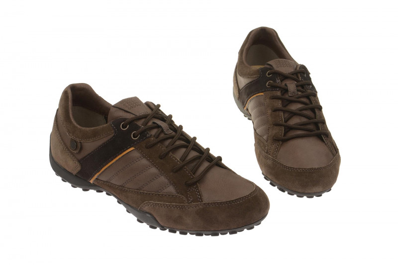 Geox Respira Snake B Sneakers in braun + dunkelbraun