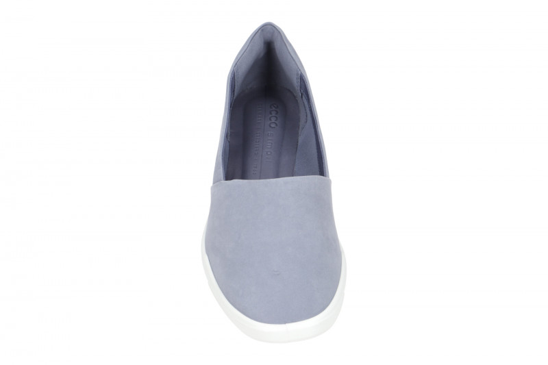 Ecco Simpil Schuhe Damen Slipper blau Nubuck 208603