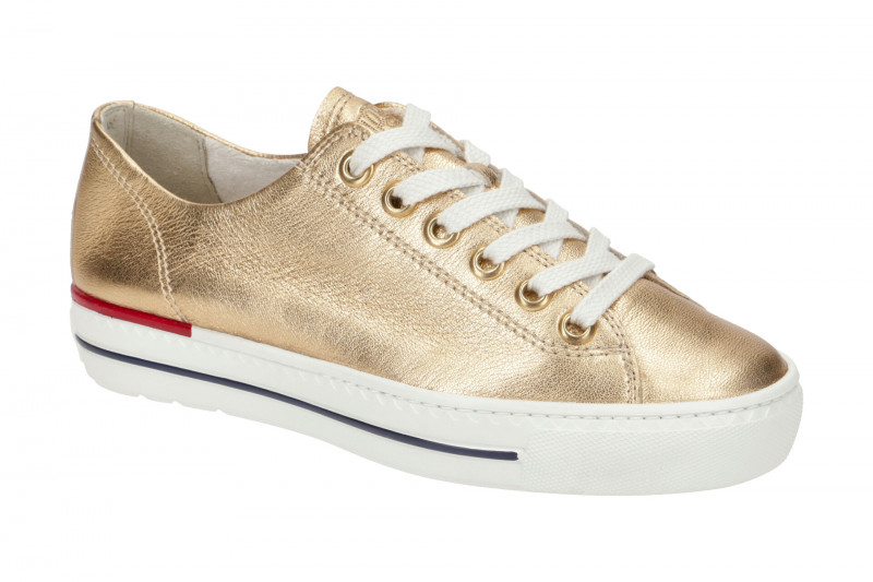 Paul Green Sneaker Schuhe gold metallic 4760