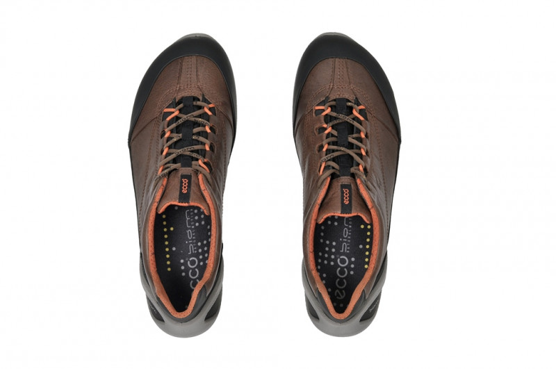 Ecco Biom Zero Schuhe in schwarz braun Yak-Leder Halbschuhe