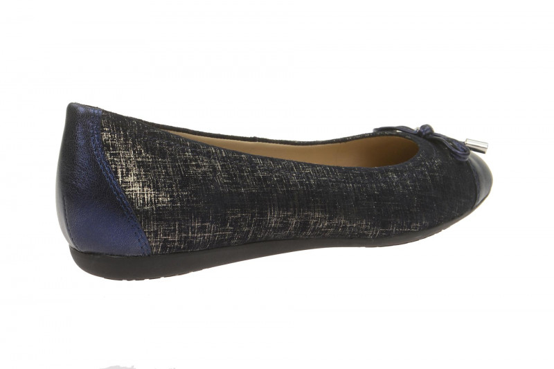 Geox Lola Ballerina blau silber - D93M4A