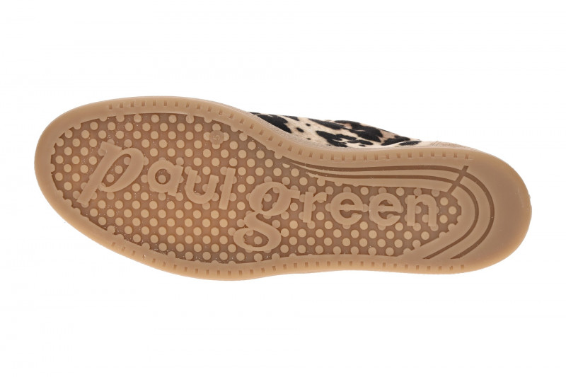 Paul Green Schuhe Snaeker beige gefleckt Velour 5437