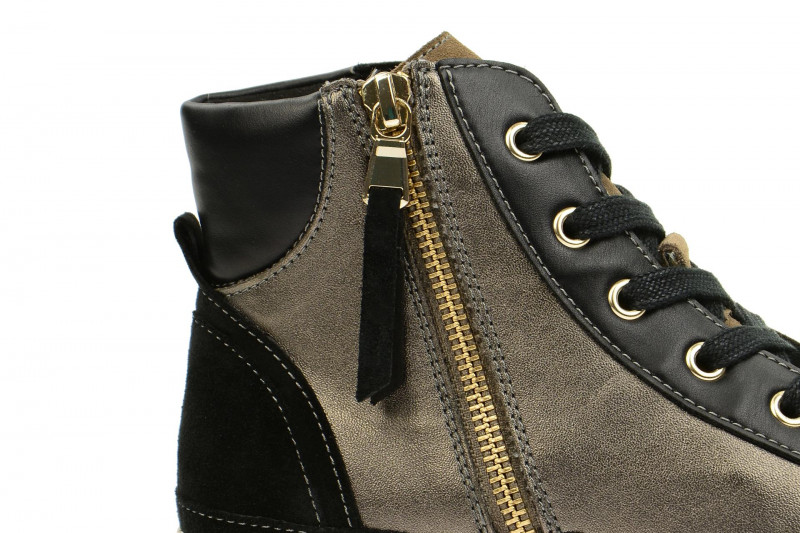 Geox Modesty Stiefel schwarz grau D5429A