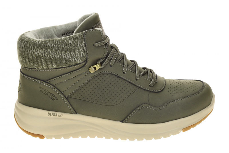 Skechers On-The-Go Mid Sneaker olive grün wasserdicht Slip Ins 144739