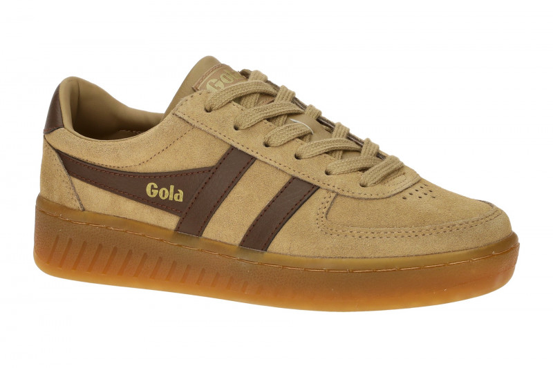 Gola Grandslam Suede Schuhe Sneakers hellbraun CLA589