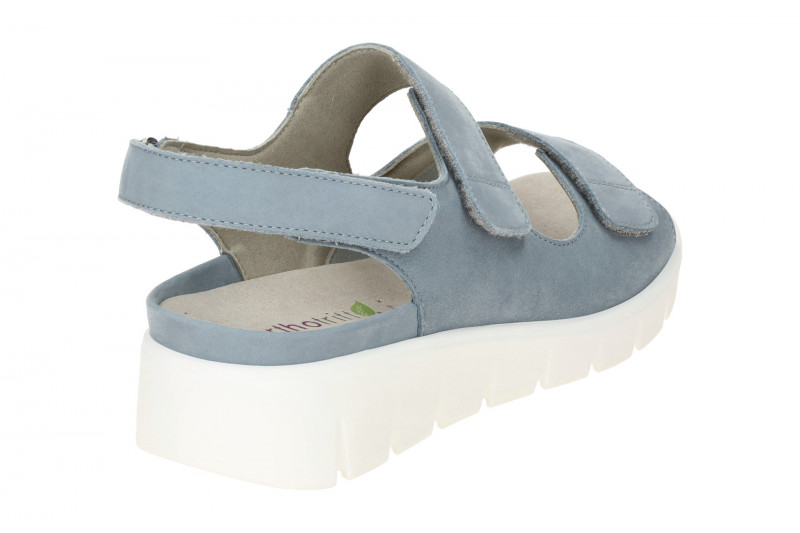 Waldläufer Adea Sandale blau sky OrthoTritt K-Weite 658K01