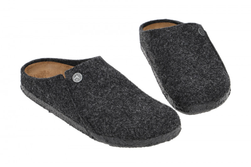 Birkenstock Zermatt Rivet Clogs Pantoletten grau Schmal 1014932