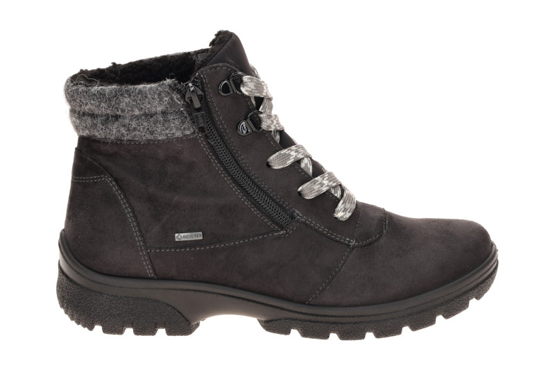 ARA Saas Winter Stiefelette Boots schwarz grau GORE-TEX 12-49309