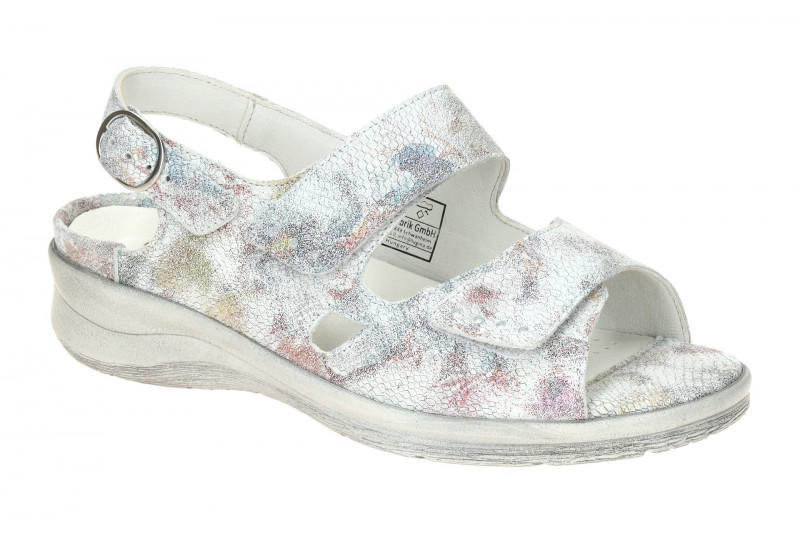 Waldläufer Merle Sandale grau bunt Schimmer M-Weite