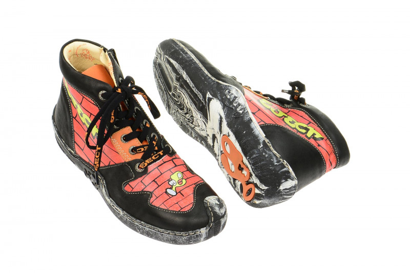 Eject Skat Stiefel schwarz orange 17293.002