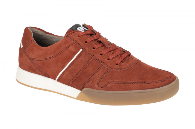 Pius Gabor Schuhe Herren Sneakers rot brick 1008.10