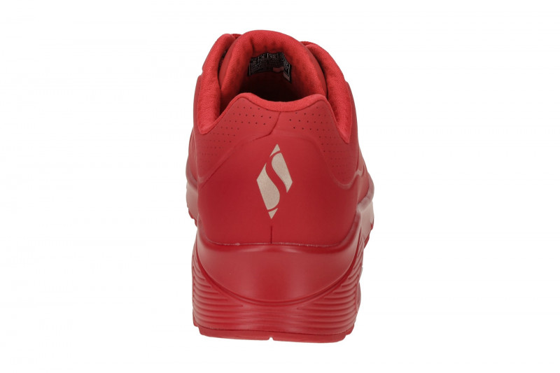 Skechers Uno Schuhe rot Damen Sneakers 73690