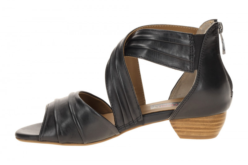 Everybody Jobas Sandalette schwarz Glattleder