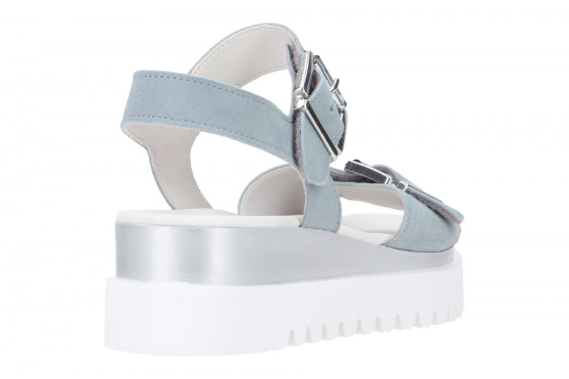 Gabor Fashion Sandale blau Velour 84.612.16