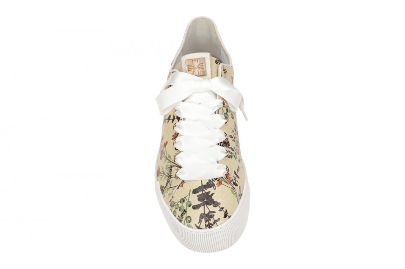 Högl Blossom Schuhe Plateau Sneakers beige Blumen
