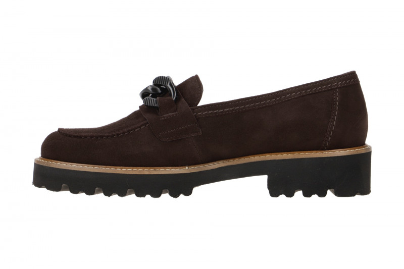 Gabor Fashion Schuhe Slipper braun Velour 75.240.38