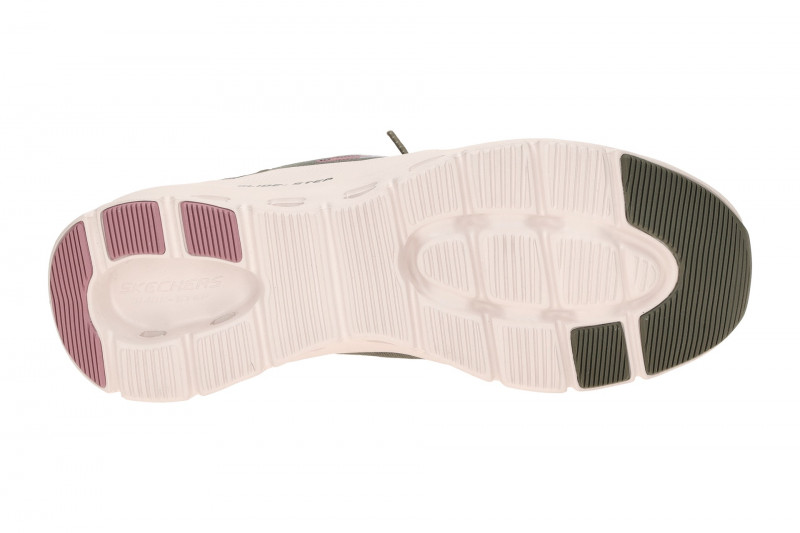 Skechers Glide Step Schuhe grün olive Damen SLIP-INS 150420