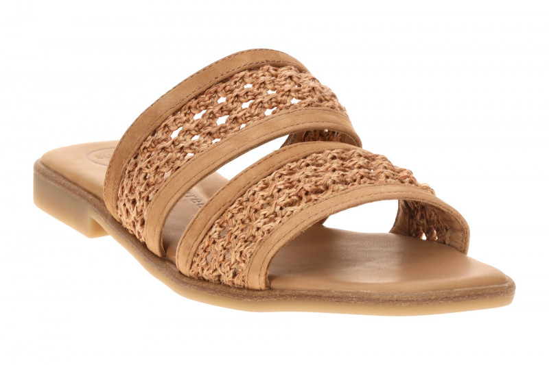 Paul Green Pantolette braun sisal geflochten 6185