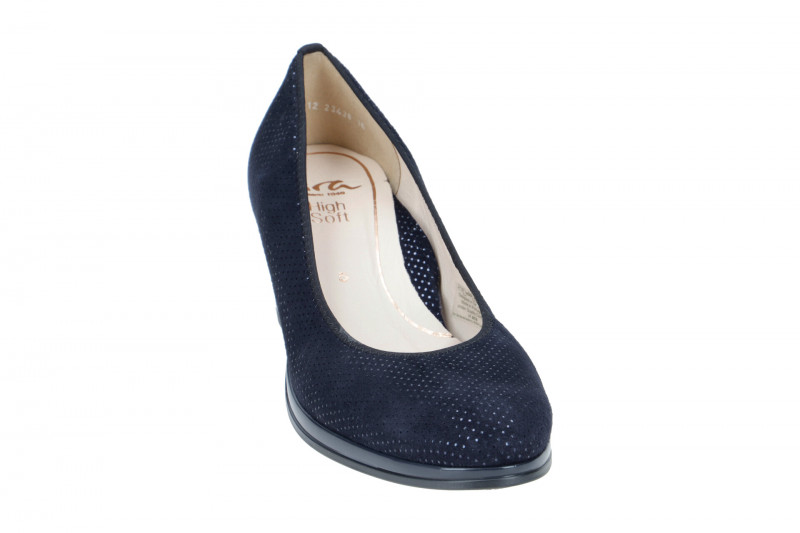 ARA Orly Pumps blau midnight gepunktet 12-23436