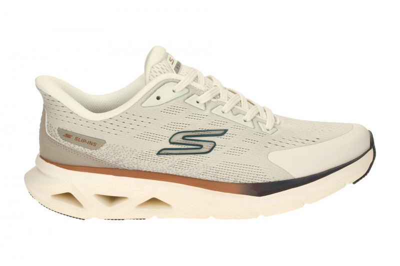 Skechers Glide Step Schuhe beige Herren SLIP-INS 221040