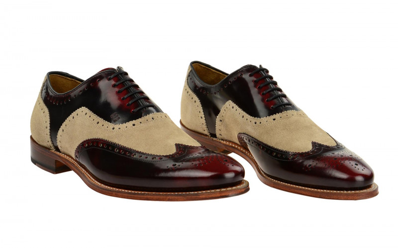 Gordon & Bros Schuhe Fabien rot beige 3859-C