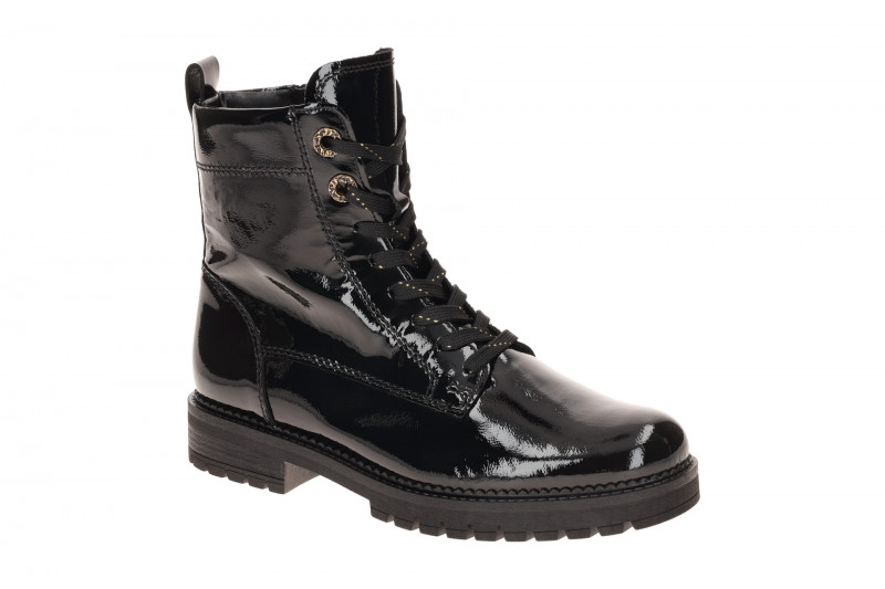 Gabor Stiefel Boots schwarz Lack H-Weite 8024.05.002
