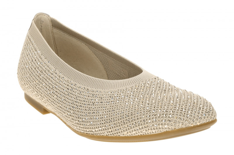 Gabor Ballerina beige Strass Funkel-Effekt 84.146.42
