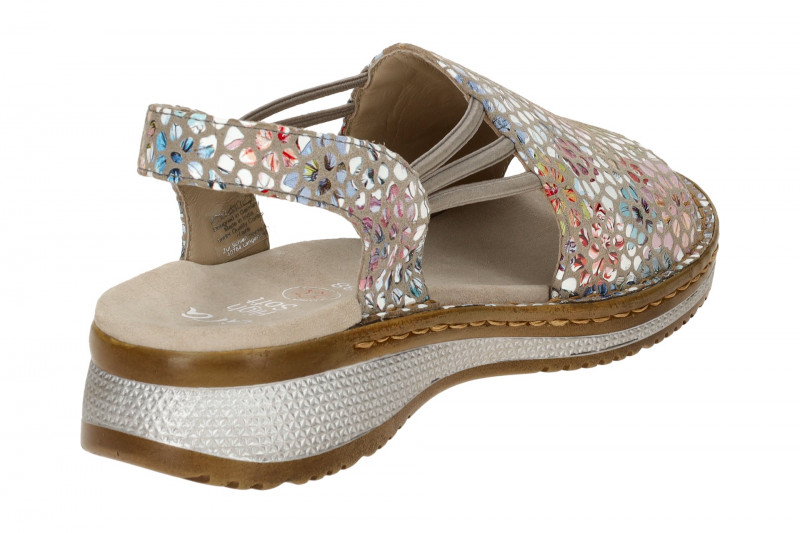 ara Hawaii Sandale grau bunt gefleckt 12-29005
