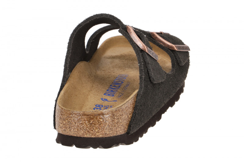 Birkenstock Arizona BS Pantolette dunkelbraun Schmal 951313