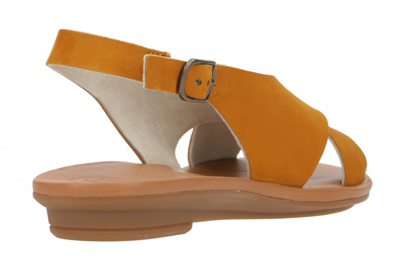 Paul Green Sandale gelb Nubuck 7300