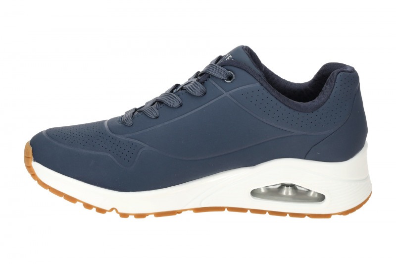 Skechers Uno Schuhe blau navy Damen Sneakers 73690