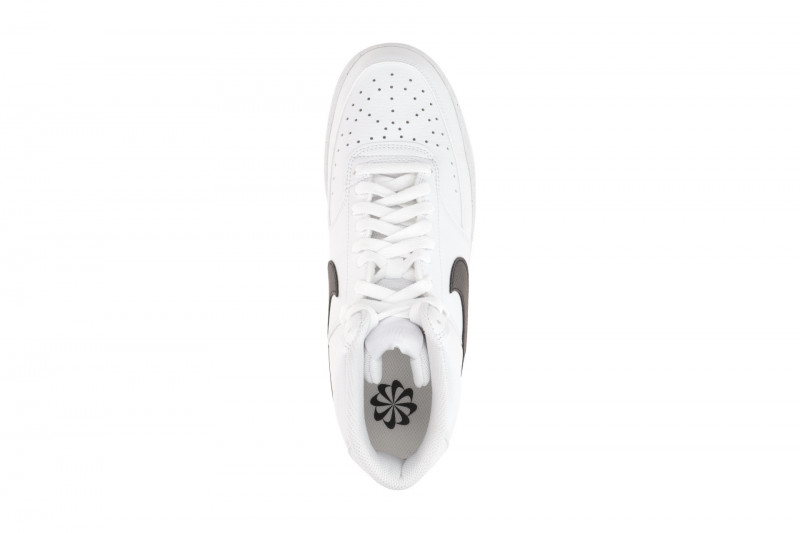 NIKE Court Vision Mid Sneaker weiß schwarz Herren DN3577