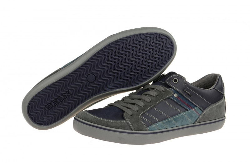 Geox Box Schuhe blau grau