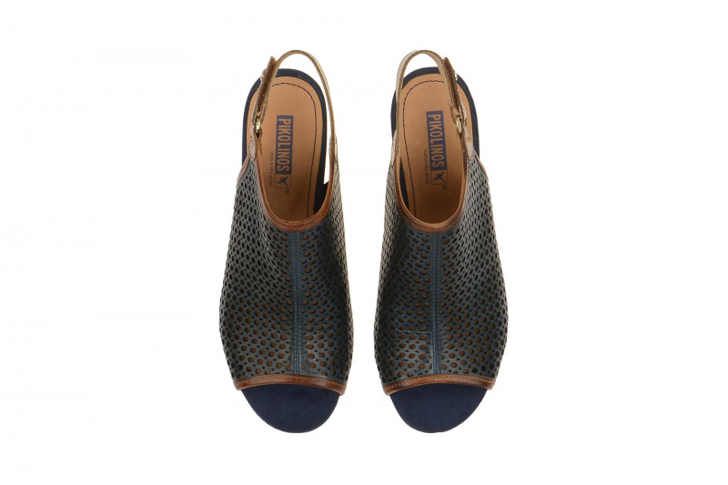 Pikolinos Bali Keil Sandale blau Gr 40